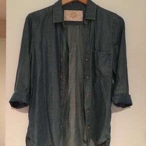 Bella Dahl super soft denim top from Nordstrom